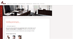 Desktop Screenshot of kaussen-lingens.de